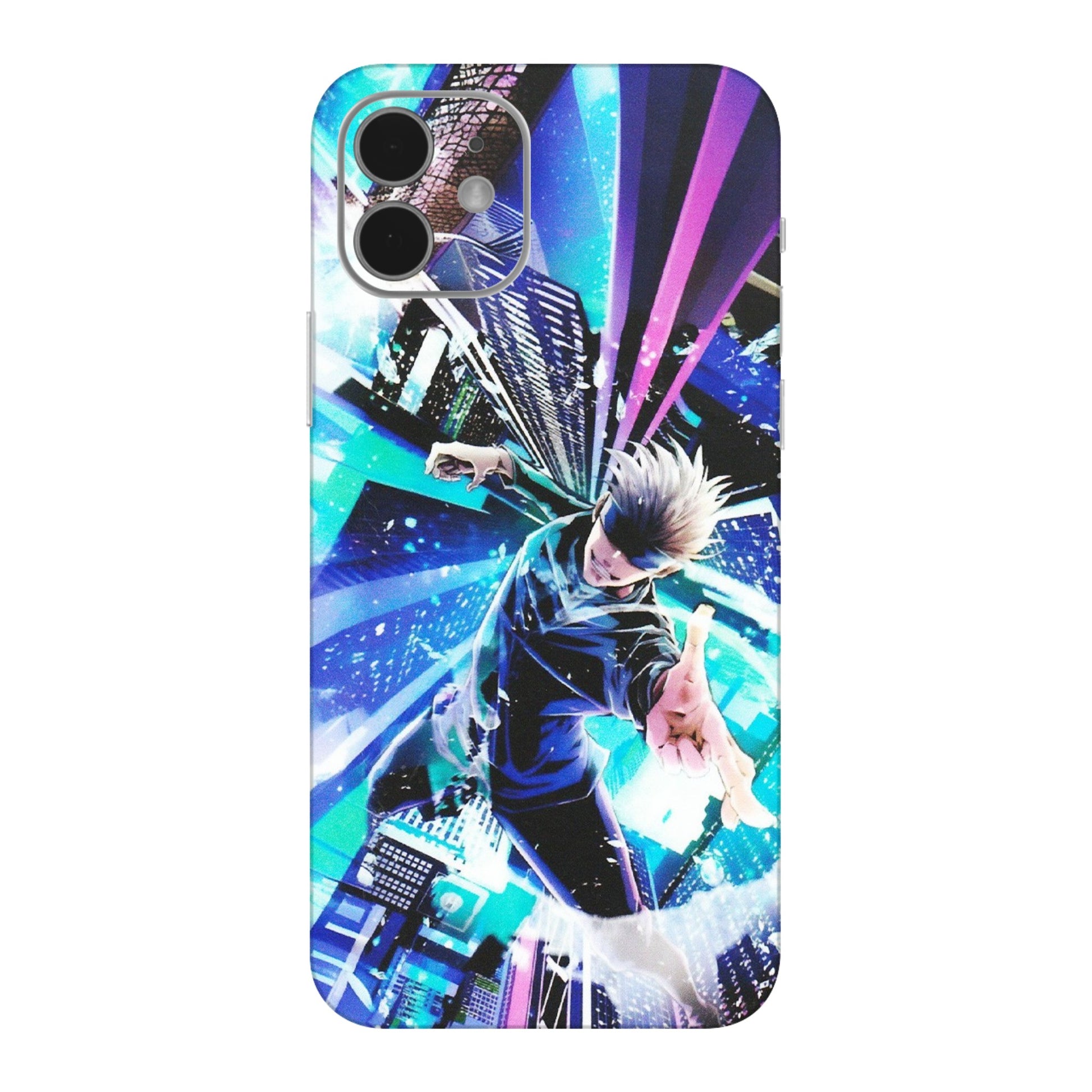 Apple iPhone Skins (All Models) - Manga Action Jujustu Kaisen Anime - Matte Finish (M-155) iPhone 12 Mini
