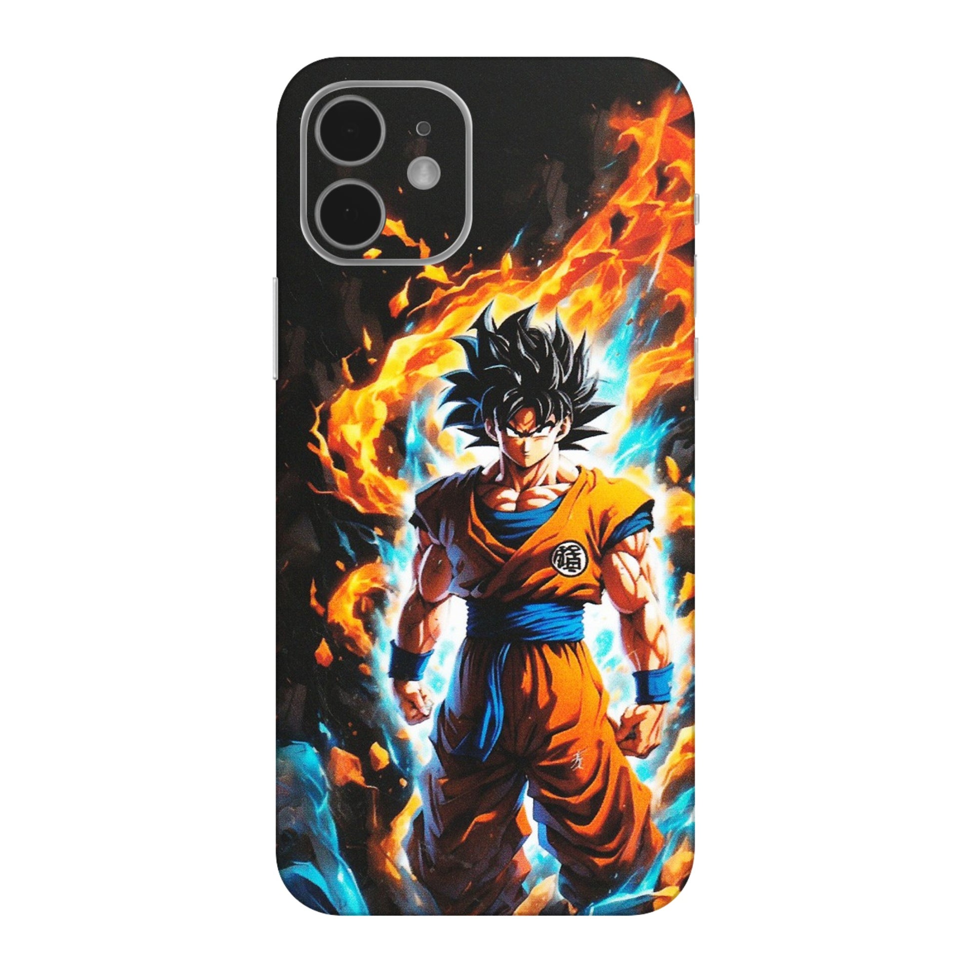 Apple iPhone Skins (All Models) - Goku Transformation Anime - Matte Finish (M-159) iPhone 12 Mini