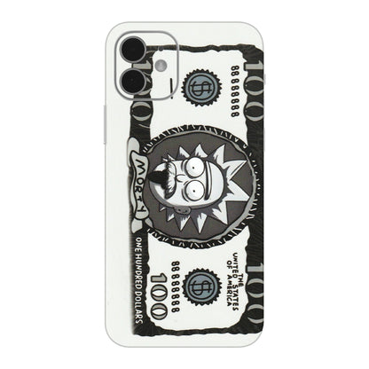 Apple iPhone Skins (All Models) - Rick And Morty Hundred Dollar Anime - Matte Finish (M-161) iPhone 12 Mini