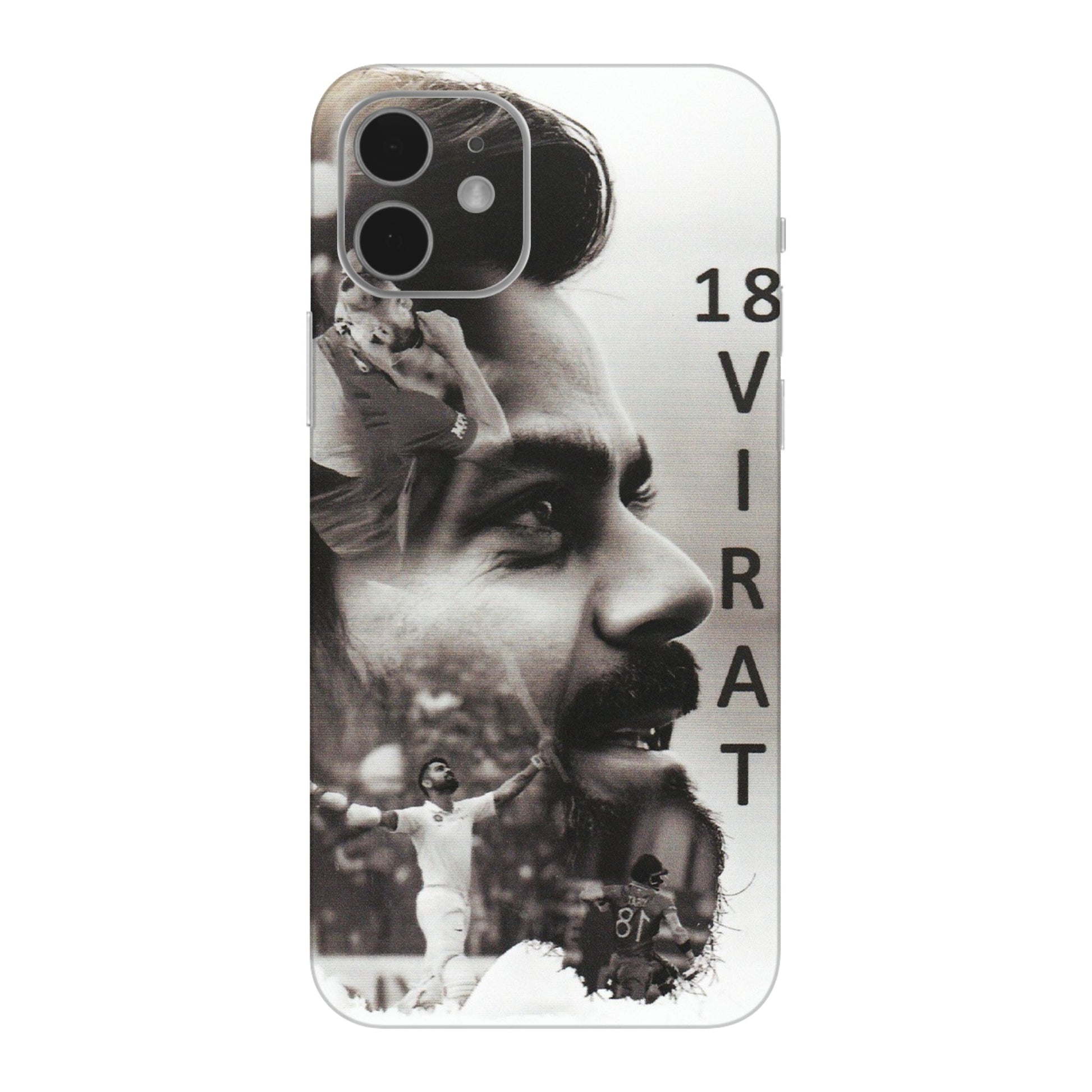 Apple iPhone Skins (All Models) - Virat Kohli Cricketer - Matte Finish (M-163) iPhone 12 Mini