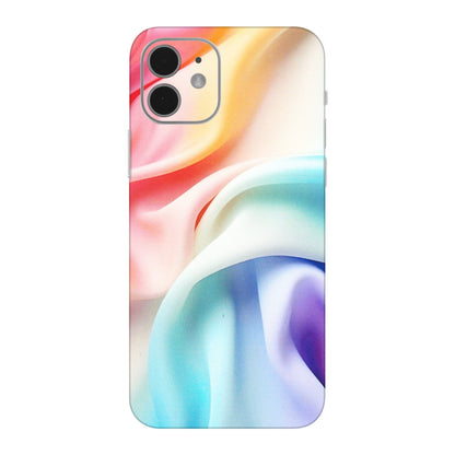 Apple iPhone Skins (All Models) - Colourful Silk Cloth - Matte Finish (M-165) iPhone 12 Mini