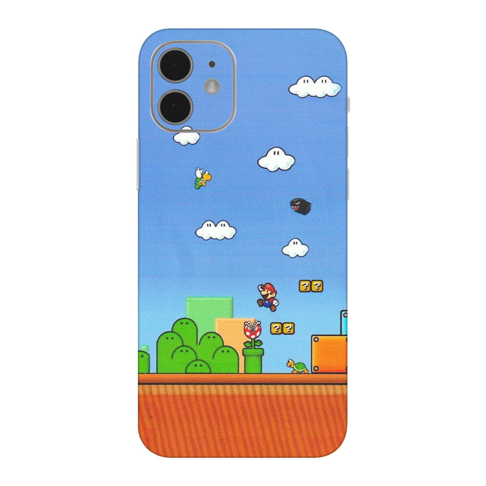 Apple iPhone Skins (All Models) - Mario Game Scene - Matte Finish (M-24) iPhone 12 Mini