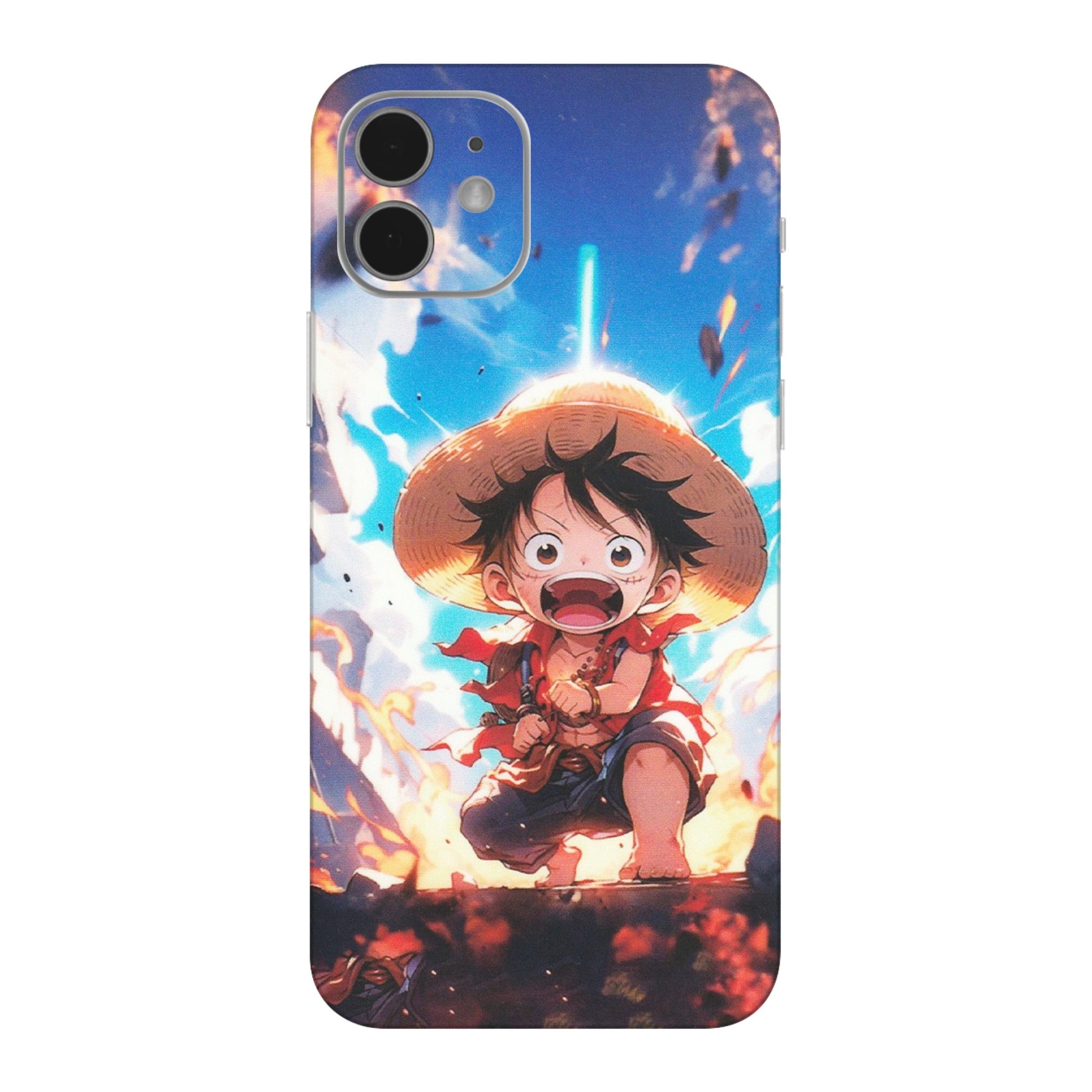 Apple iPhone Skins (All Models) - Toon One Piece Cute Character - Matte Finish (M-35) iPhone 12 Mini