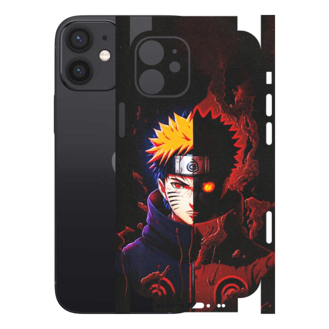 Apple iPhone Skins (All Models) - Naruto X Evil - Matte Finish (M-70) iPhone 12 Mini