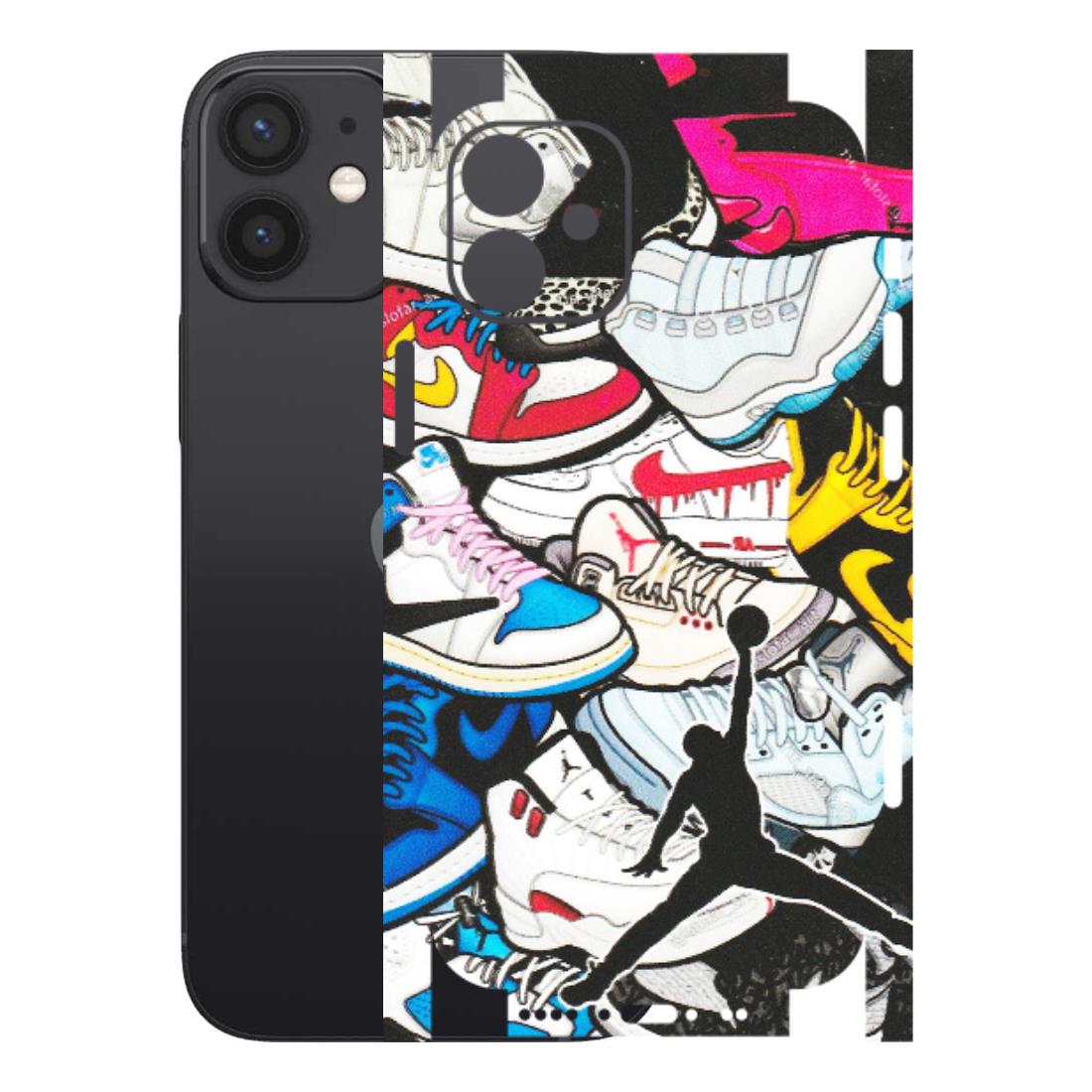 Apple iPhone Skins (All Models) - Jordan Sneakers Fan - Matte Finish (M-80) iPhone 12 Mini