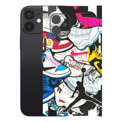 Apple iPhone Skins (All Models) - Jordan Sneakers Fan - Matte Finish (M-80) iPhone 12 Mini