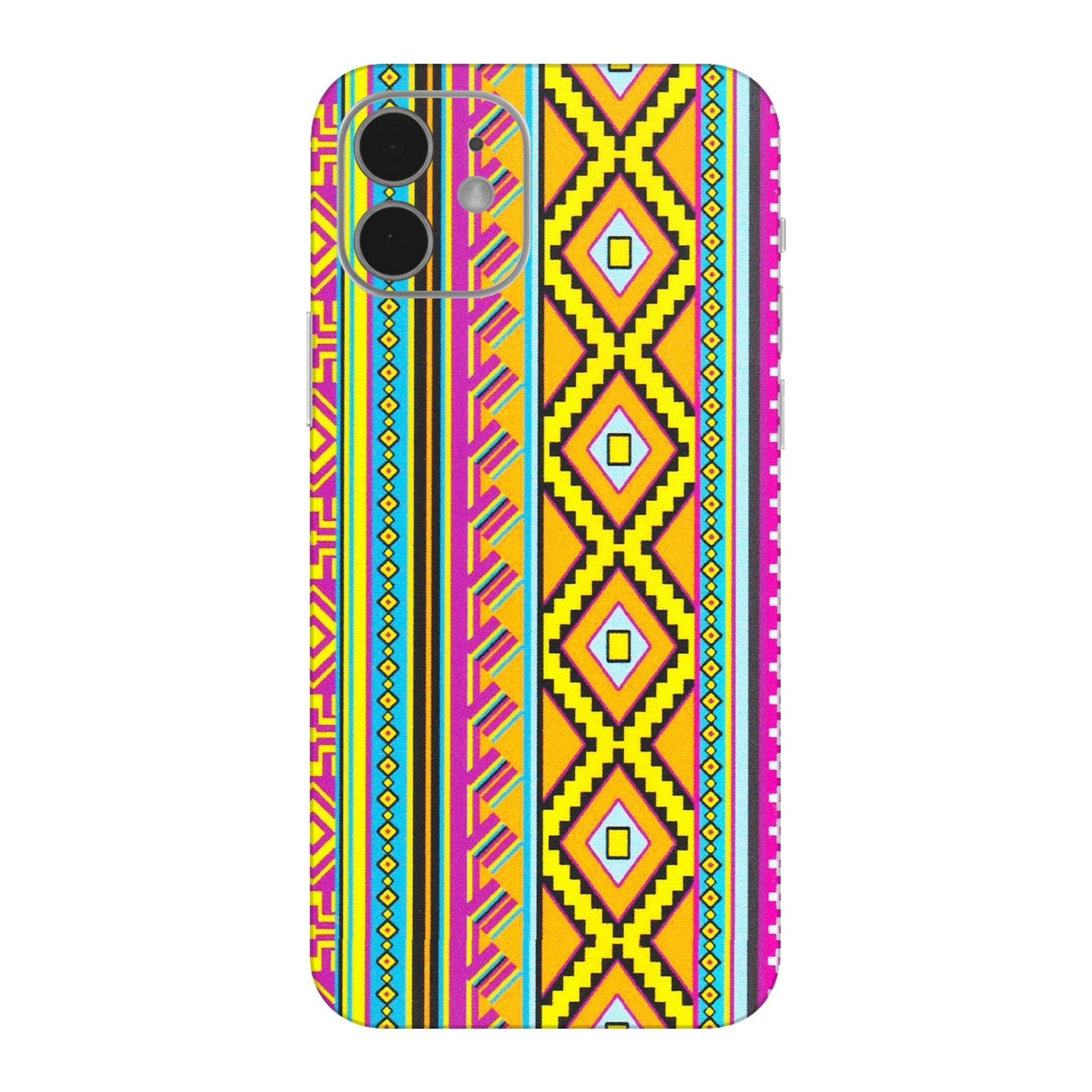 Apple iPhone Skins (All Models) - Thai illustration - Matte Finish (M-89) iPhone 12 Mini