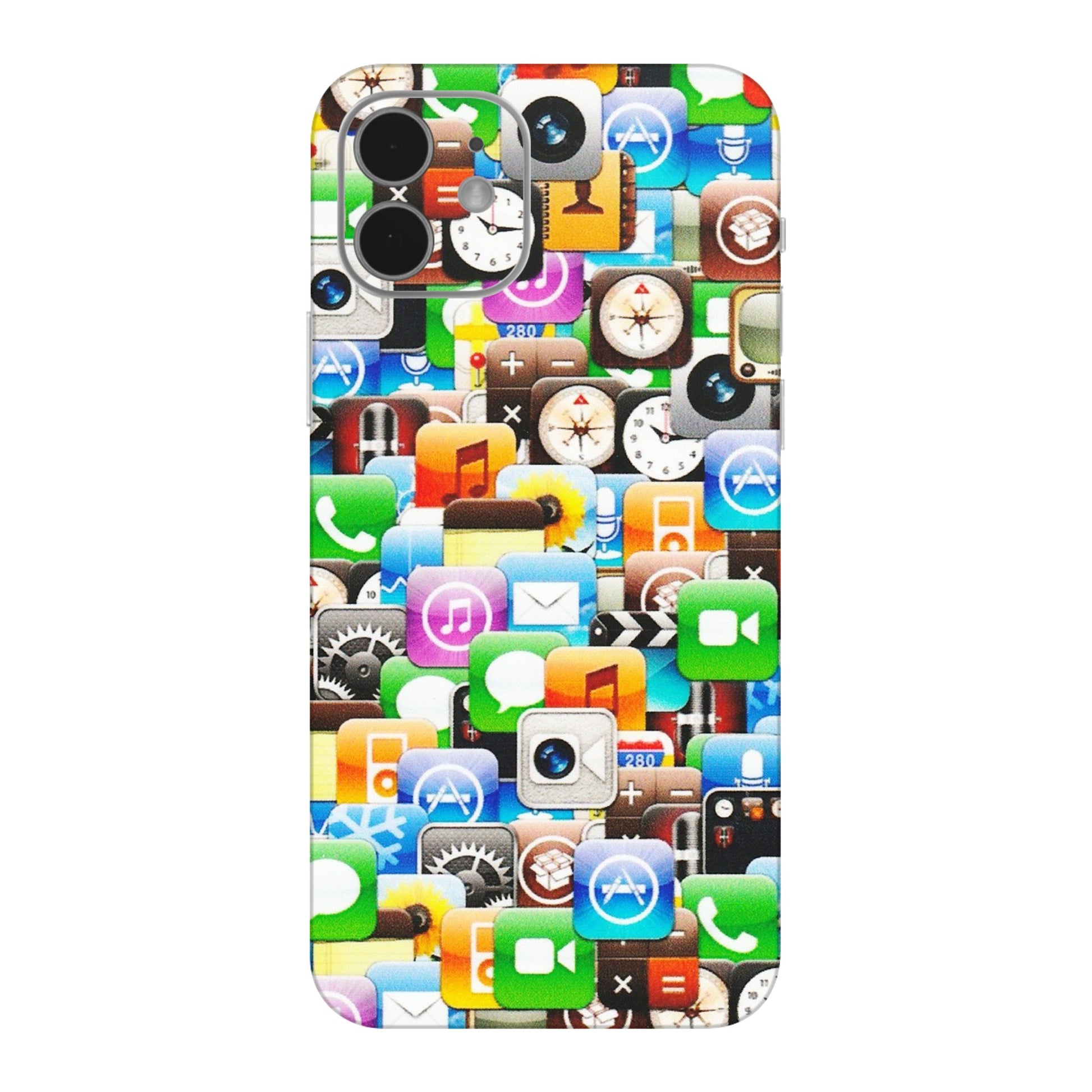 Apple iPhone Skins (All Models) - All Apple Icons - Matte Finish (M-93) iPhone 12 Mini