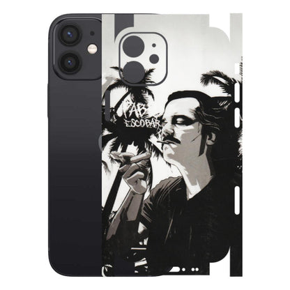 Apple iPhone Skins (All Models) - Pab Escobar - Transparent Finish (T-05) iPhone 12 Mini