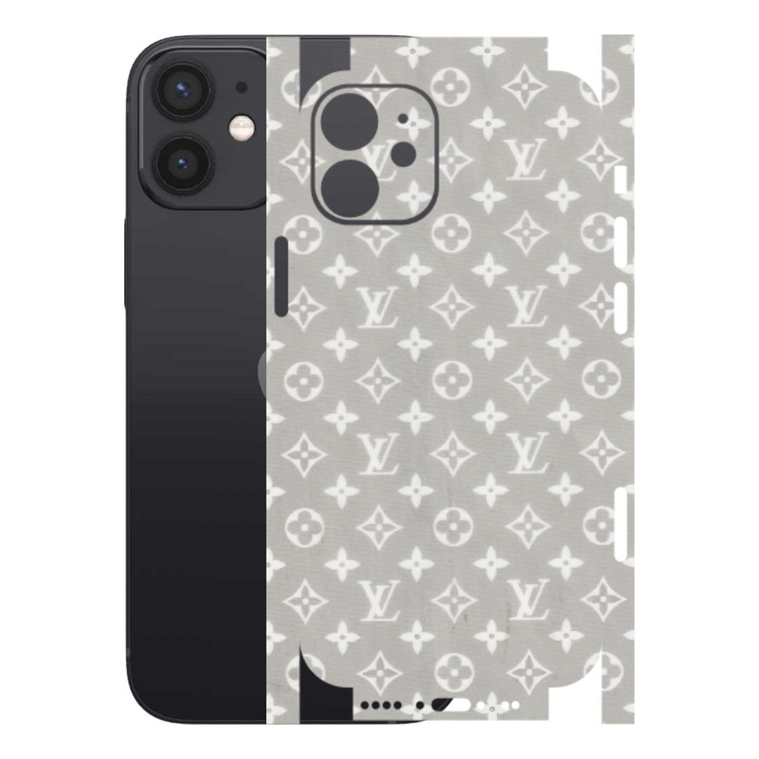 Apple iPhone Skins (All Models) - Luxury Brands Logo - Transparent Finish (T-07) iPhone 12 Mini