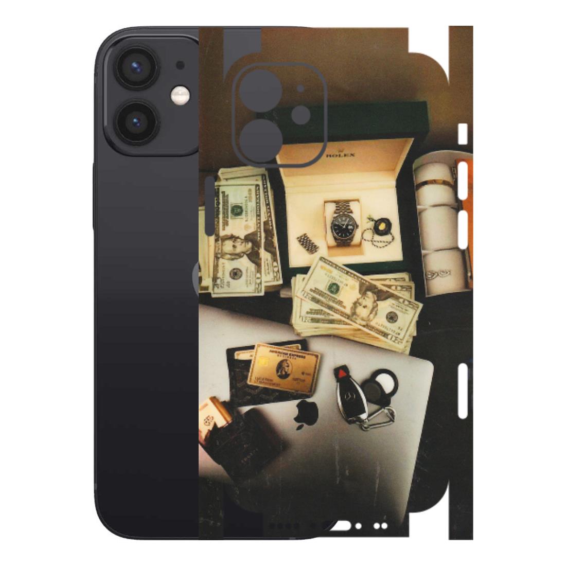 Apple iPhone Skins (All Models) - Luxury Lifestyle - Transparent Finish (T-11) iPhone 12 Mini