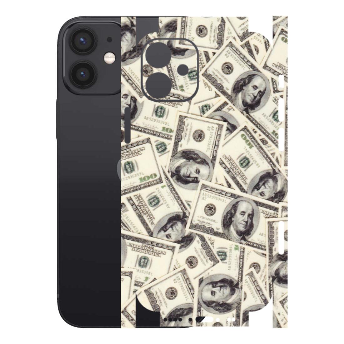 Apple iPhone Skins (All Models) - Dollar Lover - Transparent Finish (T-17) iPhone 12 Mini