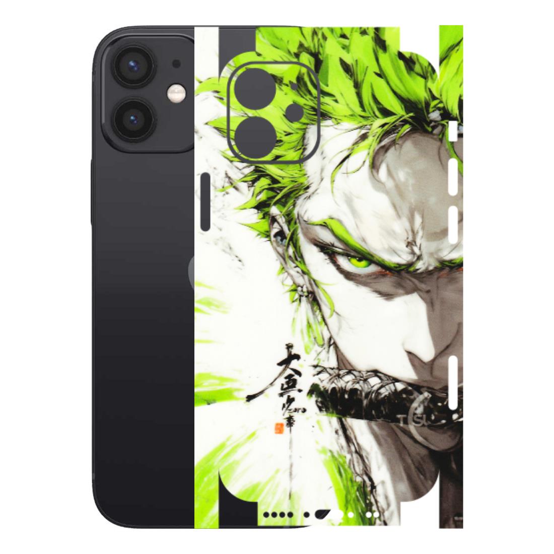 Apple iPhone Skins (All Models) - Roro Taku Anime - Transparent Finish (T-18) iPhone 12 Mini
