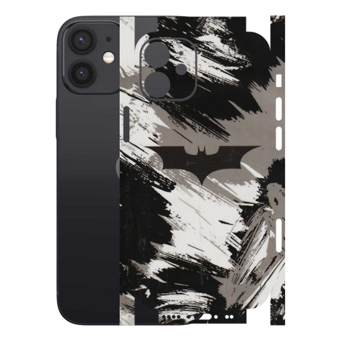 Apple iPhone Skins (All Models) - Batman Fleece DC - Transparent Finish (T-19) iPhone 12 Mini
