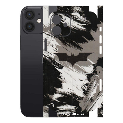 Apple iPhone Skins (All Models) - Batman Fleece DC - Transparent Finish (T-19) iPhone 12 Mini