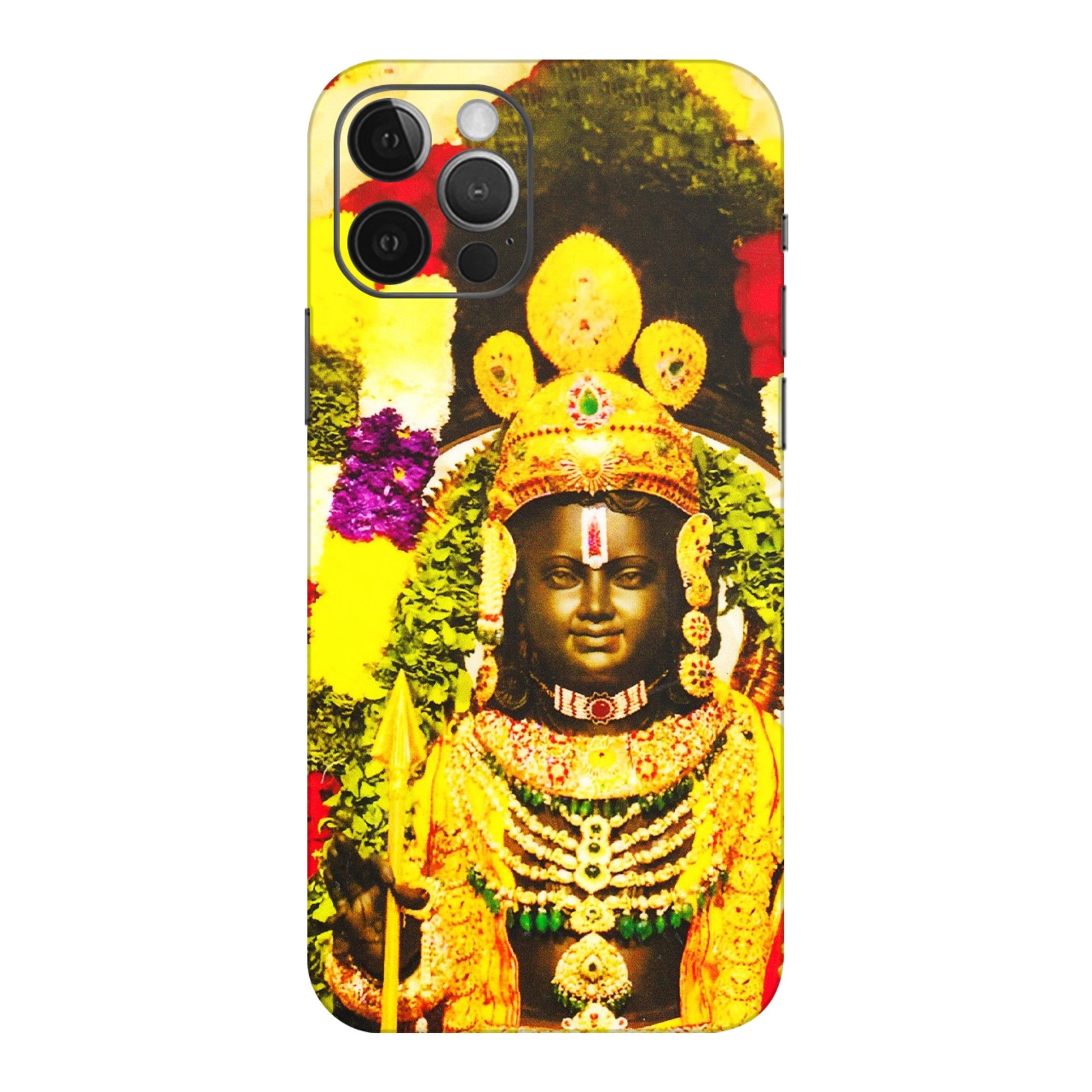 Apple iPhone Skins (All Models) - Ram Lalla Ayodhya - 3D Embossed Finish (L-103) iPhone 12 Pro