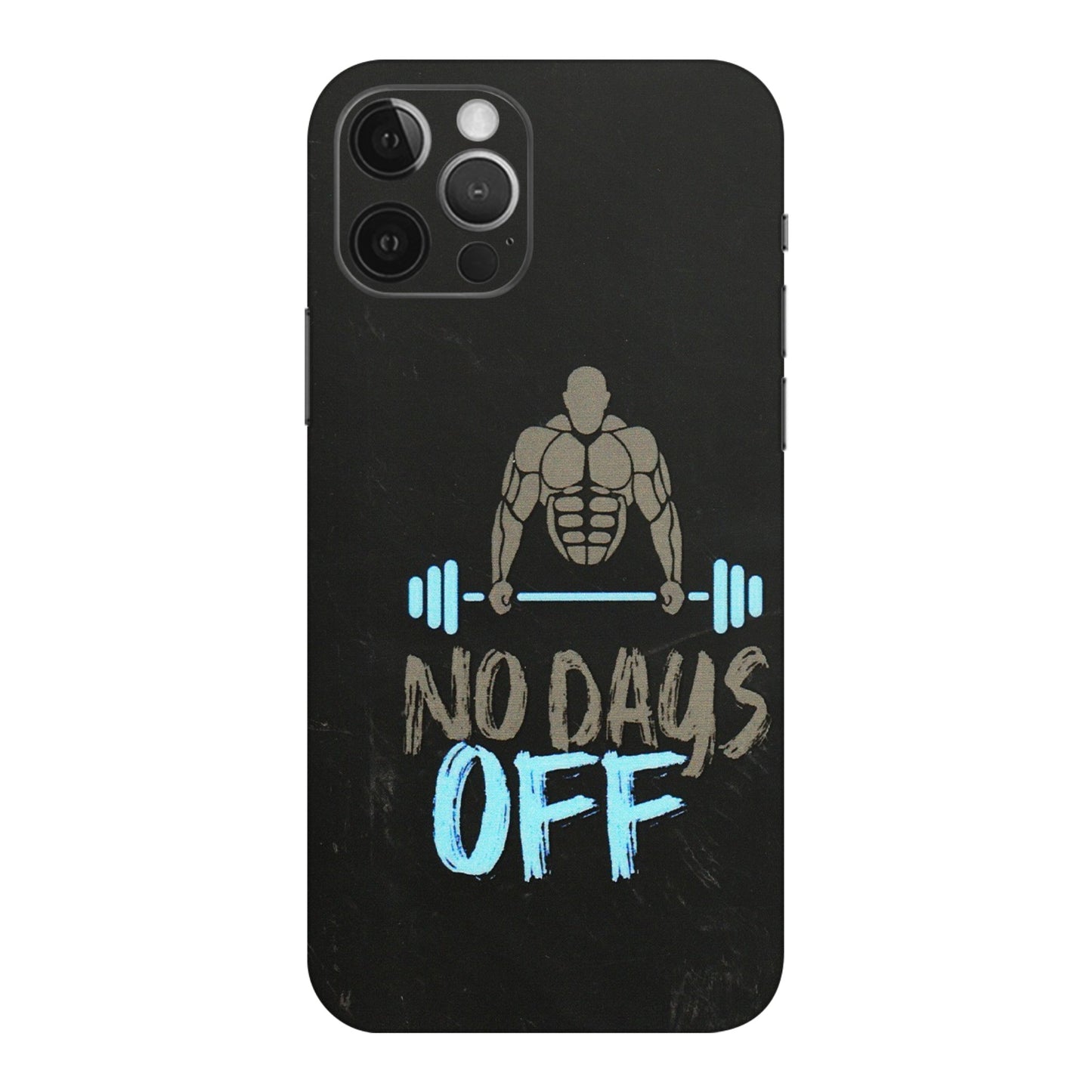 Apple iPhone Skins (All Models) - Gym Lover - 3D Embossed Finish (L-127) iPhone 12 Pro
