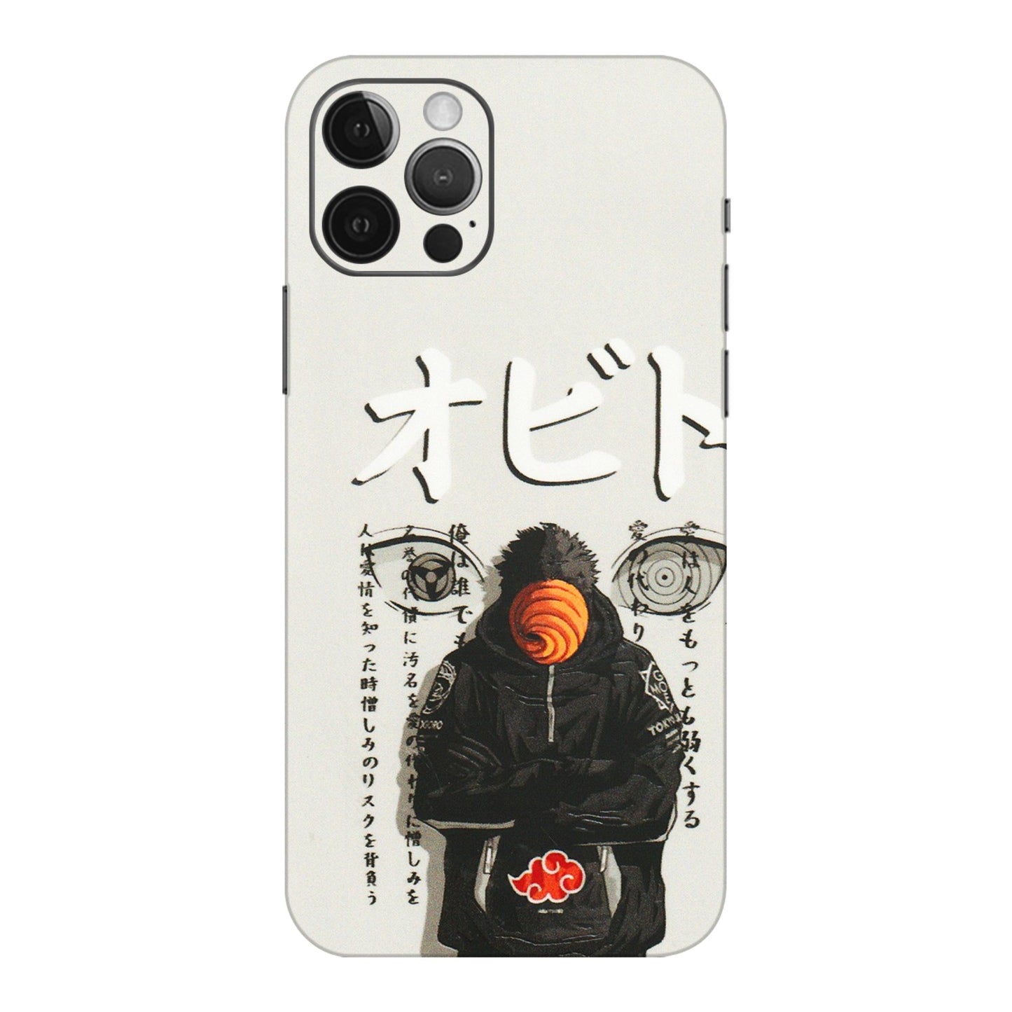 Apple iPhone Skins (All Models) - Obito Anime Eye - 3D Embossed Finish (L-19) iPhone 12 Pro