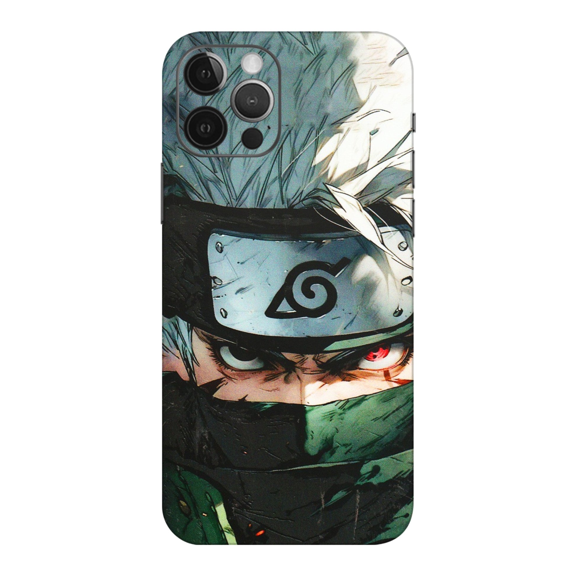 Apple iPhone Skins (All Models) - Kakashi Red Eye Focus - 3D Embossed Finish (L-227) iPhone 12 Pro