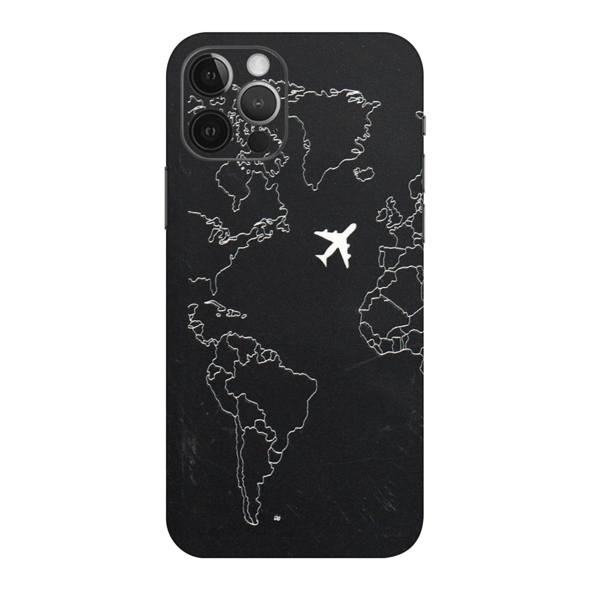 Apple iPhone Skins (All Models) - Never Ending Travel - 3D Embossed Finish (L-79) iPhone 12 Pro