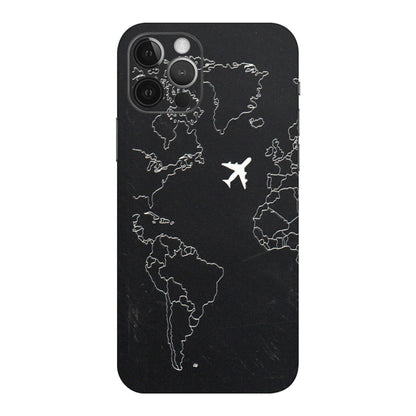 Apple iPhone Skins (All Models) - Never Ending Travel - 3D Embossed Finish (L-79) iPhone 12 Pro
