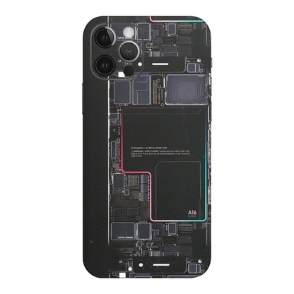 Apple iPhone Skins (All Models) - Motherboard Circuit Layout - Matte Finish (M-117) iPhone 12 Pro