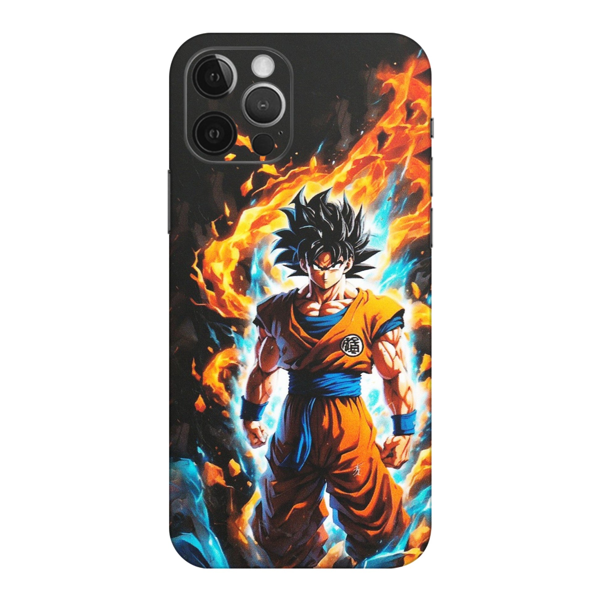 Apple iPhone Skins (All Models) - Goku Transformation Anime - Matte Finish (M-159) iPhone 12 Pro
