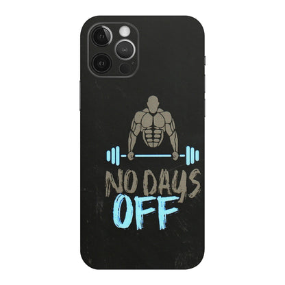 Apple iPhone Skins (All Models) - Gym Lover - 3D Embossed Finish (L-127) iPhone 12 Pro Max