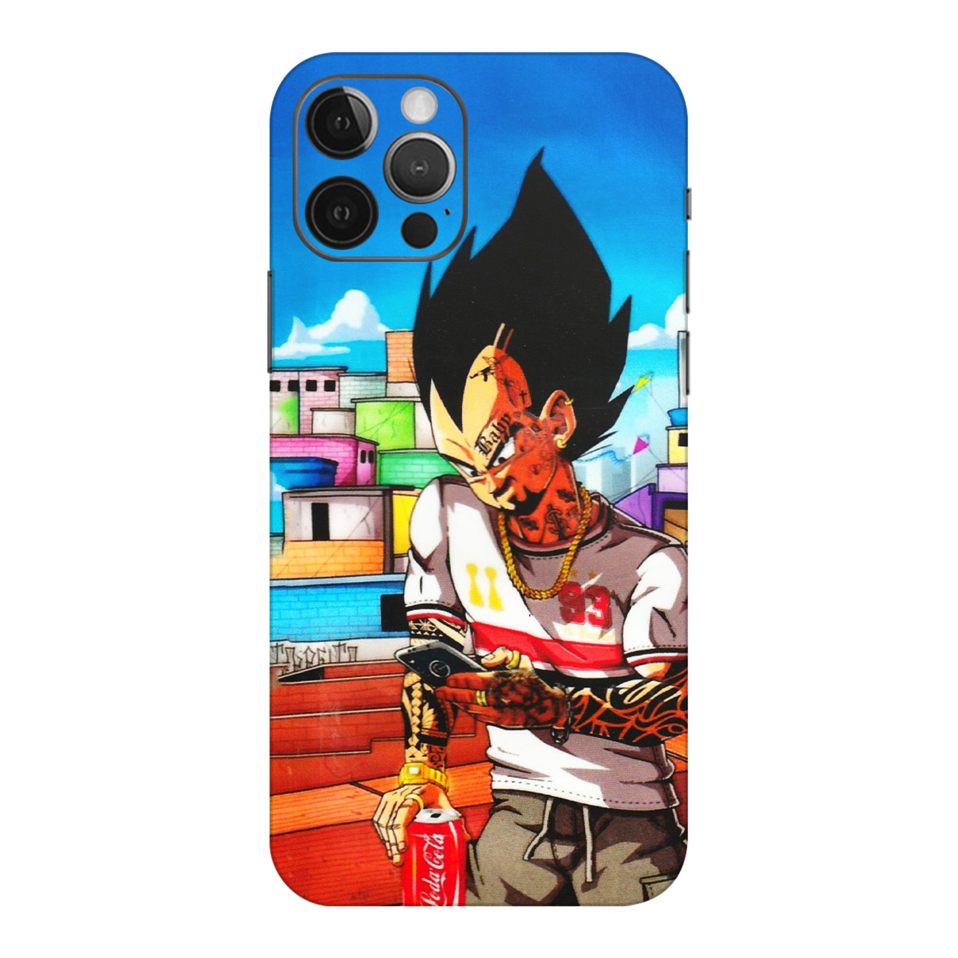 Apple iPhone Skins (All Models) - Vegeta - 3D Embossed Finish (L-136) iPhone 12 Pro Max