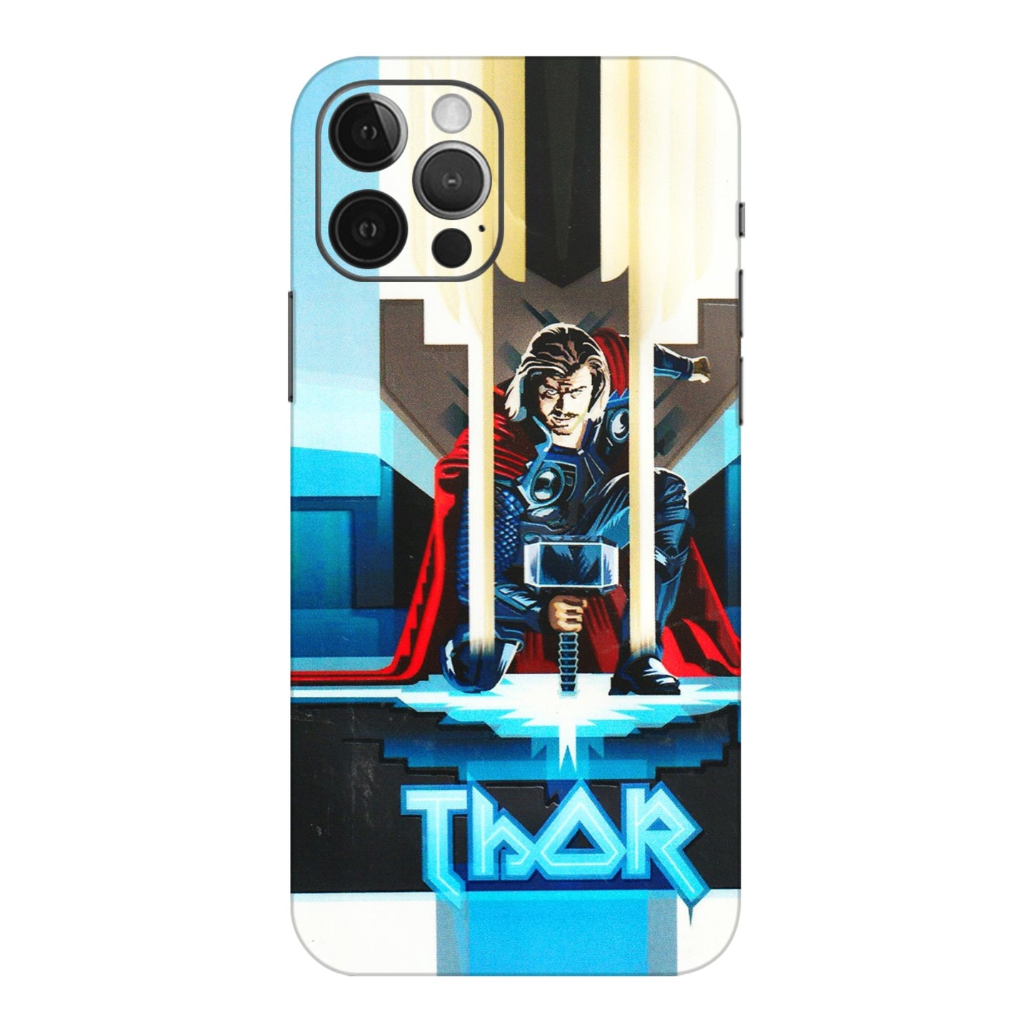 Apple iPhone Skins (All Models) - Thor - 3D Embossed Finish (L-137) iPhone 12 Pro Max