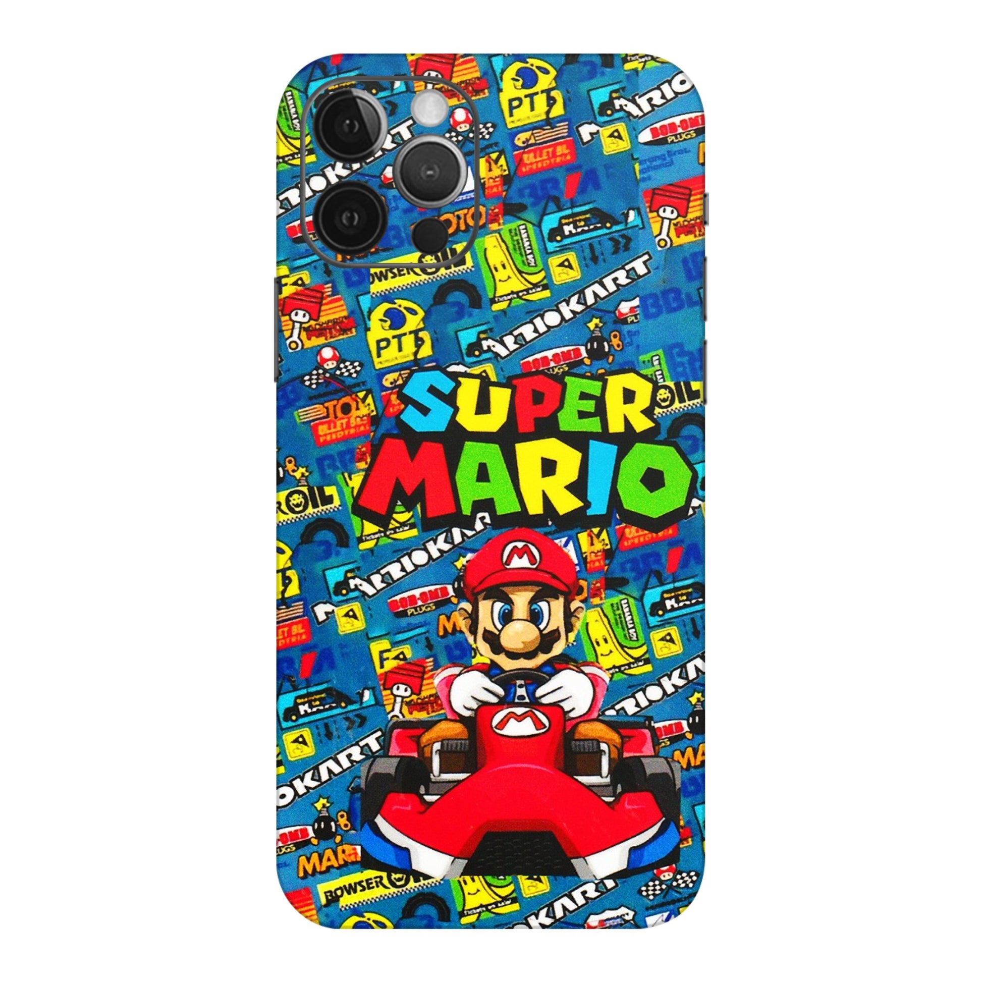 Apple iPhone Skins (All Models) - Super Mario Kart - 3D Embossed Finish (L-140) iPhone 12 Pro Max