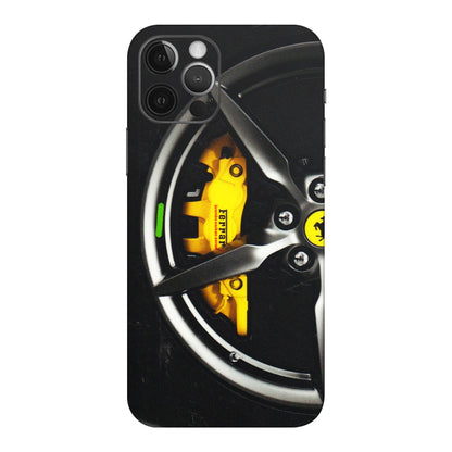 Apple iPhone Skins (All Models) - Ferrari Wheel Alloy - 3D Embossed Finish (L-173) iPhone 12 Pro Max