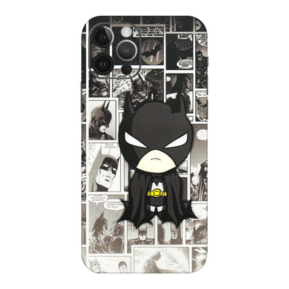 Apple iPhone Skins (All Models) - Toon Batman - 3D Embossed Finish (L-182) iPhone 12 Pro Max
