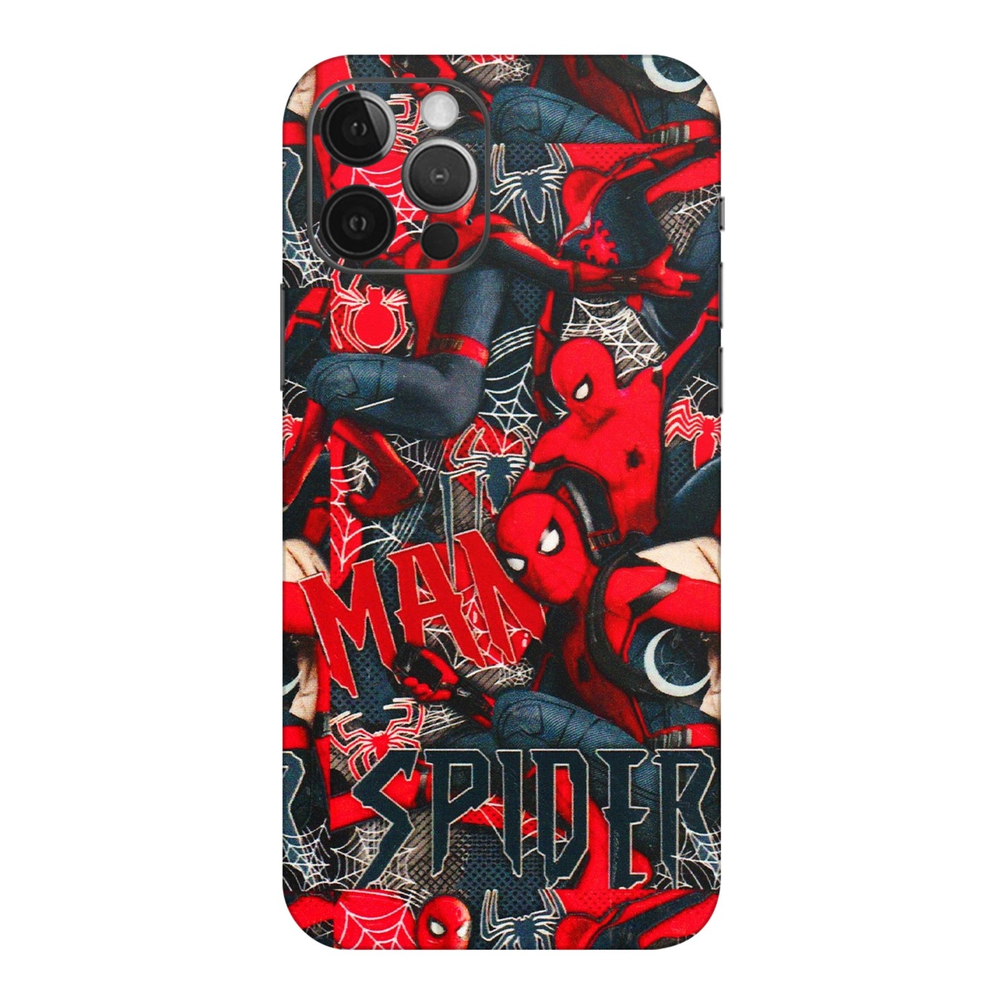 Apple iPhone Skins (All Models) - SpiderMan Cool - 3D Embossed Finish (L-188) iPhone 12 Pro Max