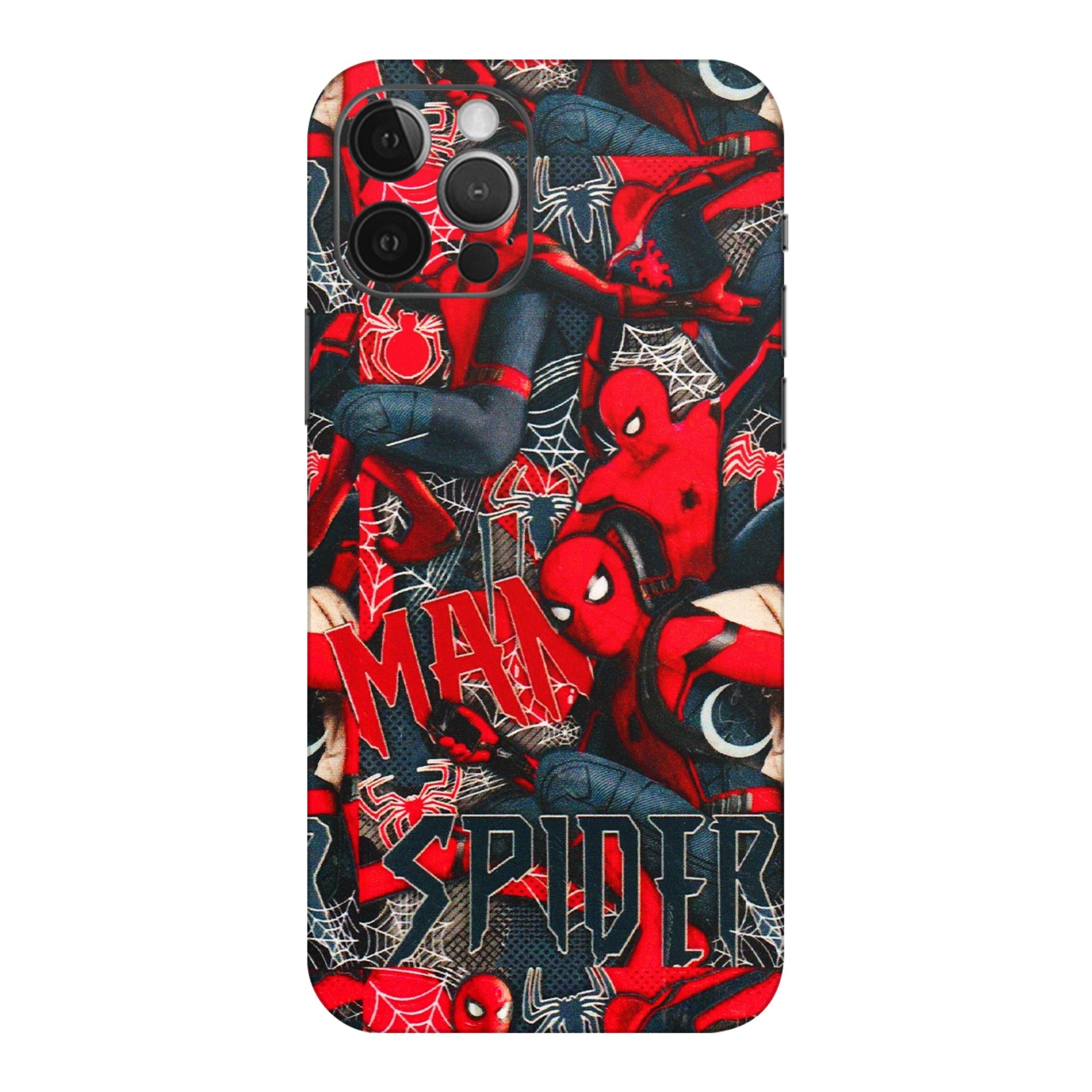 Apple iPhone Skins (All Models) - SpiderMan Cool - 3D Embossed Finish (L-188) iPhone 12 Pro Max