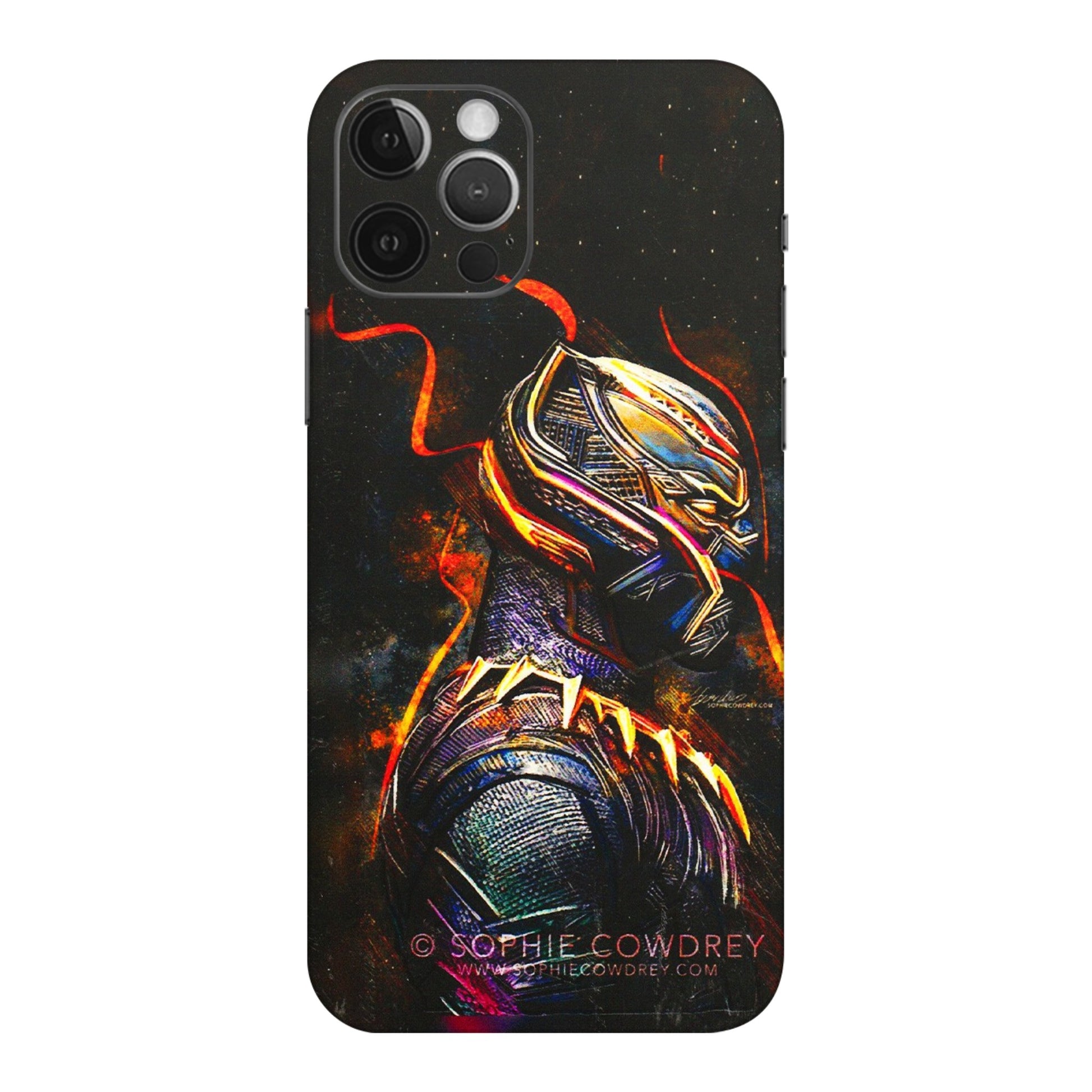 Apple iPhone Skins (All Models) - Black Panther - 3D Embossed Finish (L-190) iPhone 12 Pro Max