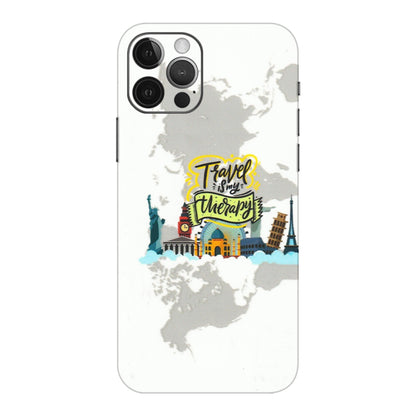 Apple iPhone Skins (All Models) - Travel Therapy - 3D Embossed Finish (L-199) iPhone 12 Pro Max