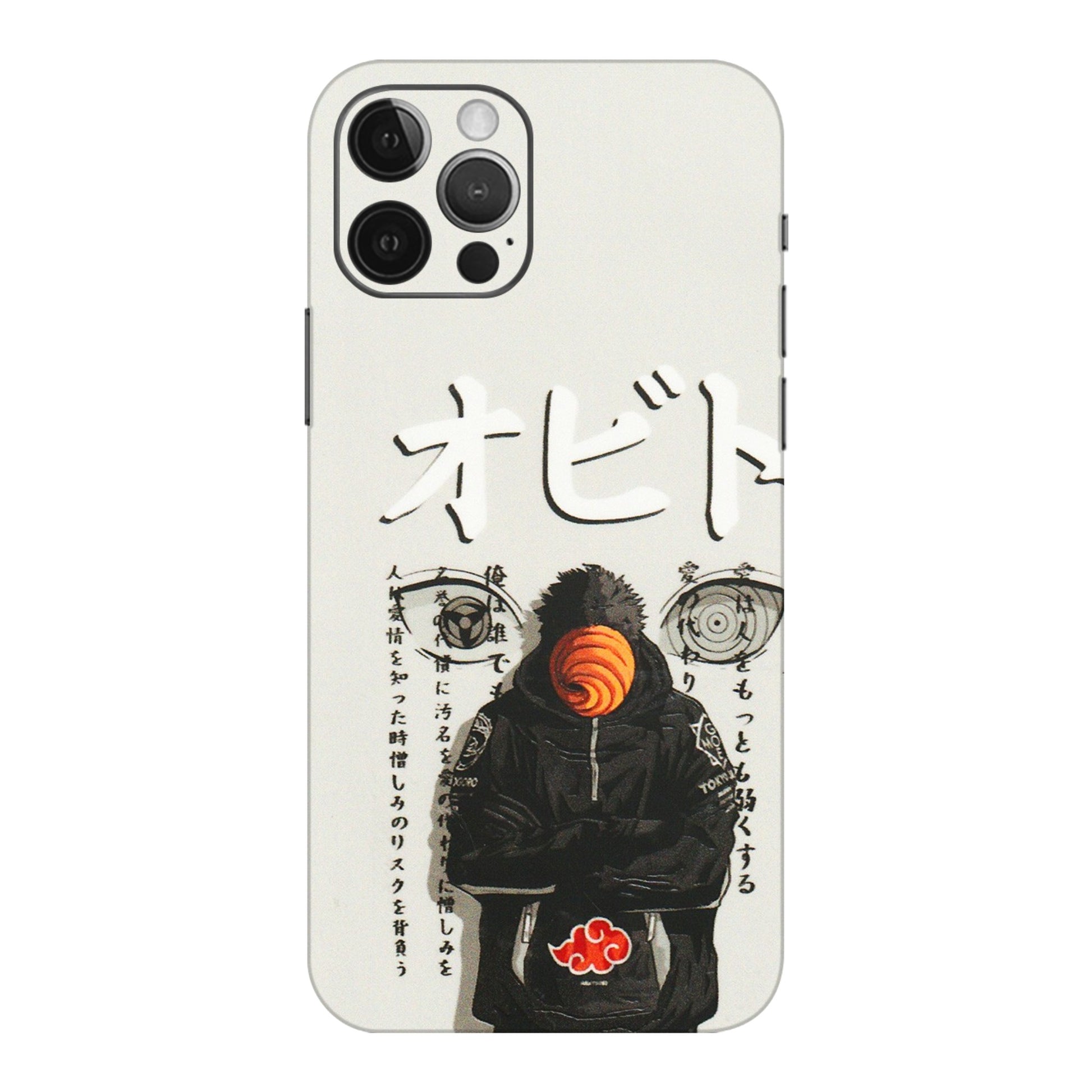 Apple iPhone Skins (All Models) - Obito Anime Eye - 3D Embossed Finish (L-19) iPhone 12 Pro Max