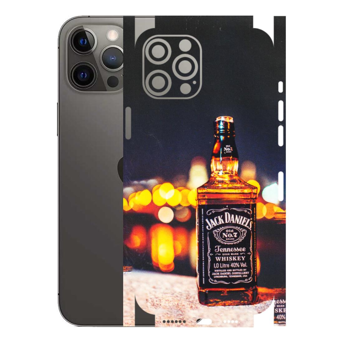 Apple iPhone Skins (All Models) - JD Whiskey Bottle - 3D Embossed Finish (L-20) iPhone 12 Pro Max