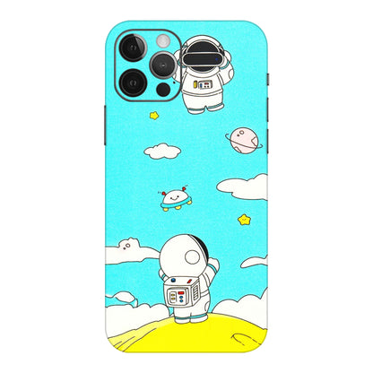 Apple iPhone Skins (All Models) - Blue Skies Astro Float - 3D Embossed Finish (L-230) iPhone 12 Pro Max