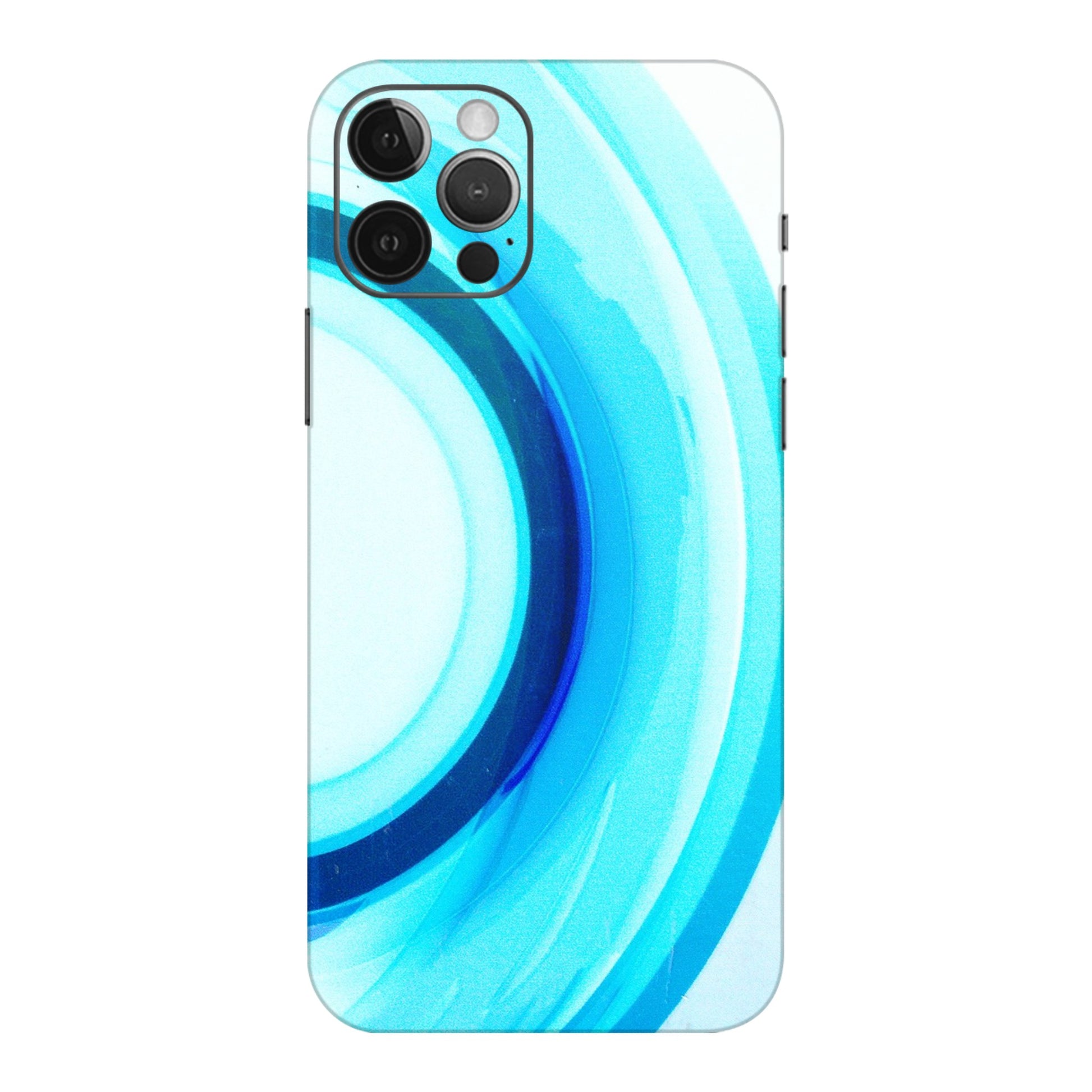 Apple iPhone Skins (All Models) - The Blue Curve - 3D Embossed Finish (L-244) iPhone 12 Pro Max