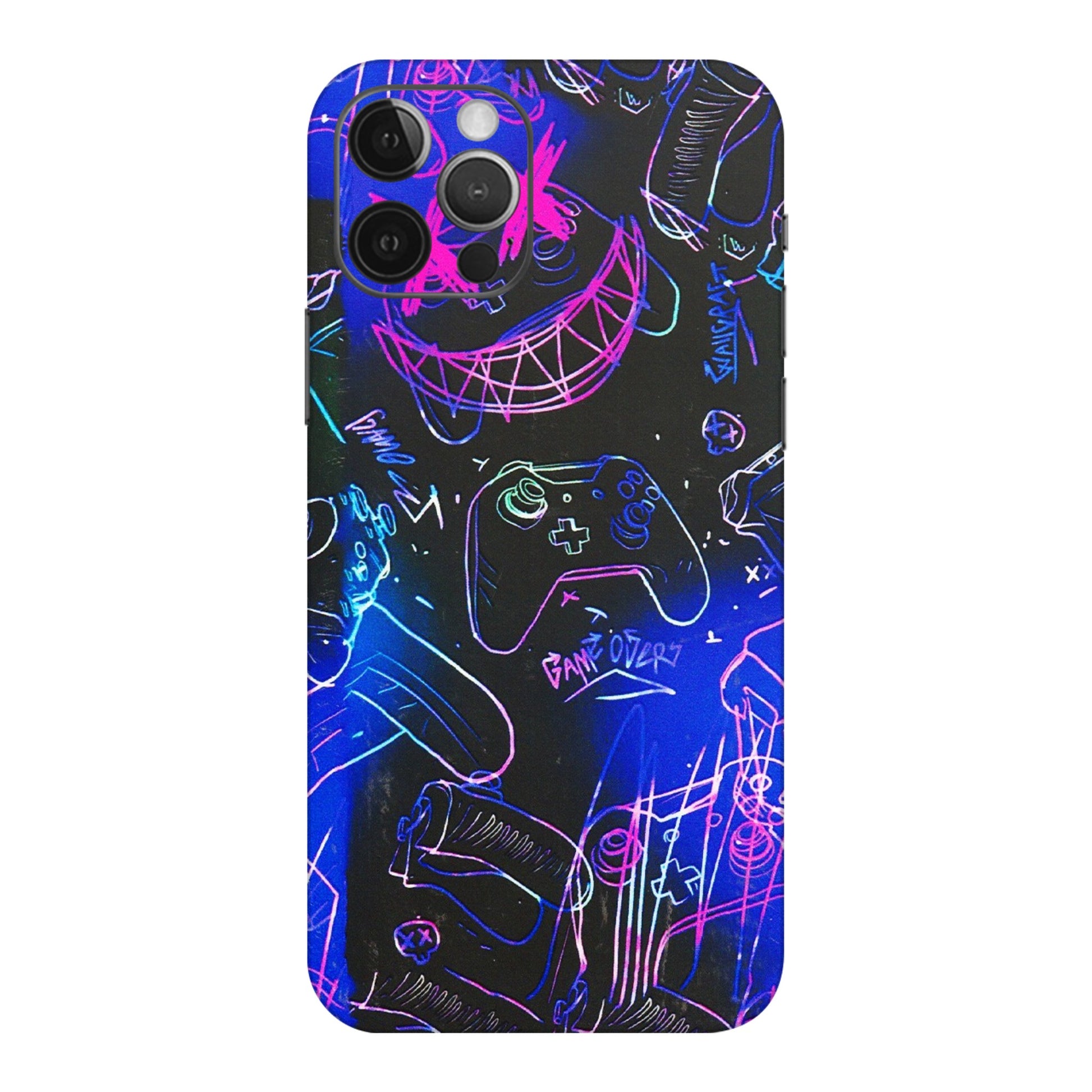 Apple iPhone Skins (All Models) - Gamers Paradise - 3D Embossed Finish (L-258) iPhone 12 Pro Max