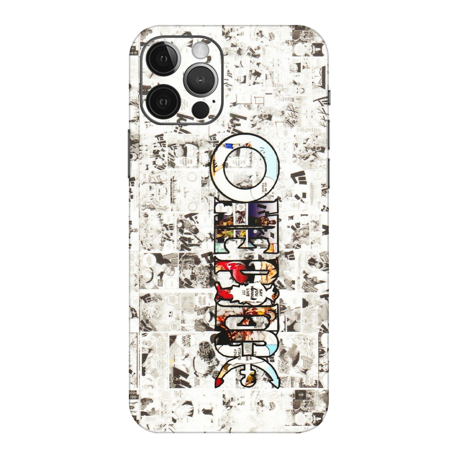 Apple iPhone Skins (All Models) - One Piece Manga - 3D Embossed Finish (L-26) iPhone 12 Pro Max