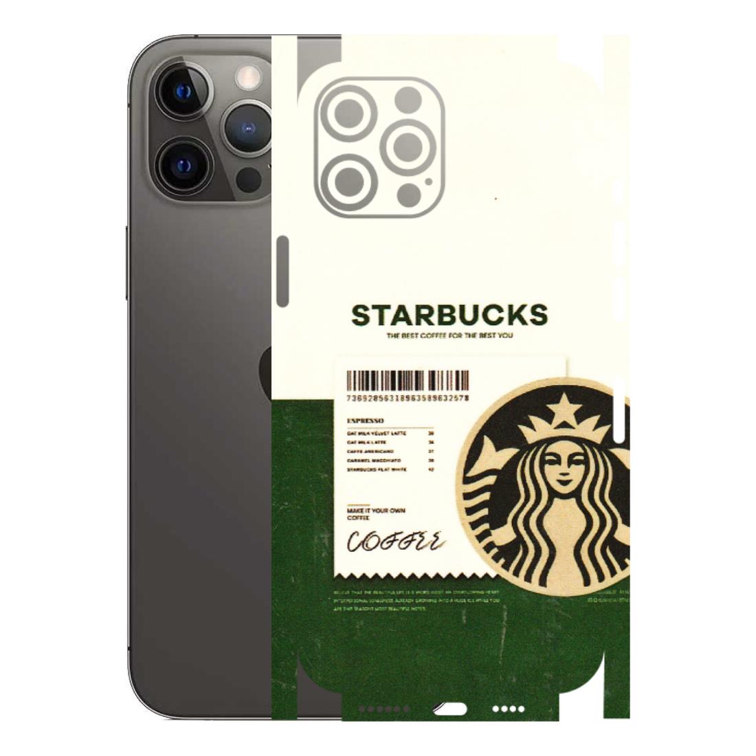 Apple iPhone Skins (All Models) - Starbucks Barcode - 3D Embossed Finish (L-308) iPhone 12 Pro Max