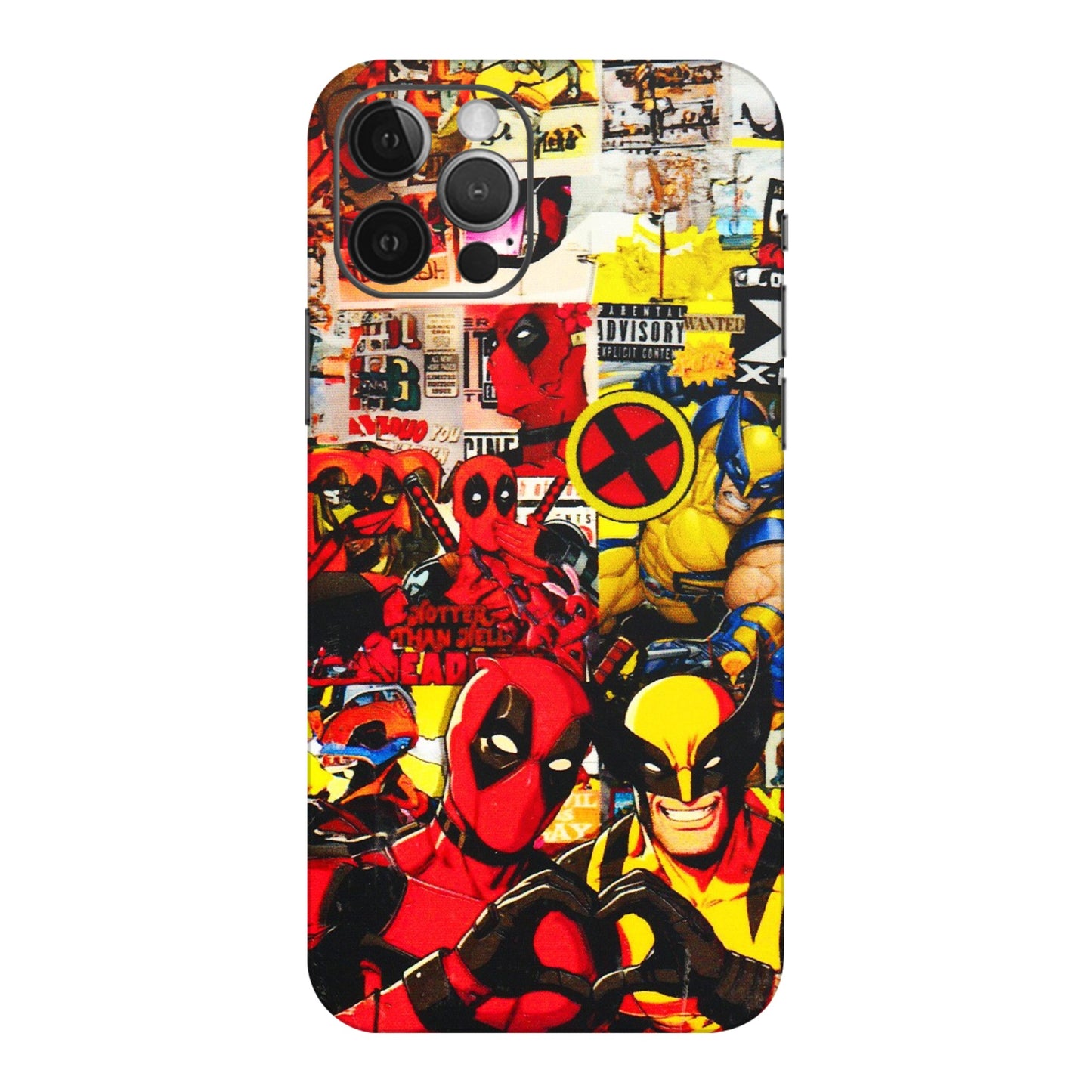 Apple iPhone Skins (All Models) - Spidy Wolverine - 3D Embossed Finish (L-310) iPhone 12 Pro Max