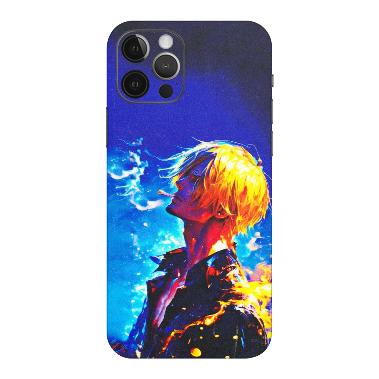 Apple iPhone Skins (All Models) - Sanji Vinsmoke One Piece - 3D Embossed Finish (L-319) iPhone 12 Pro Max