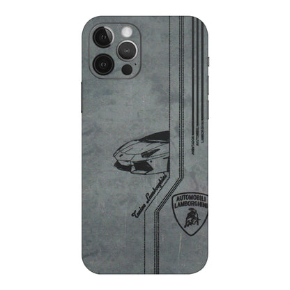Apple iPhone Skins (All Models) - New Lamborgini Aventador - 3D Embossed Finish (L-321) iPhone 12 Pro Max