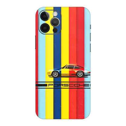Apple iPhone Skins (All Models) - Multicolour Porche - 3D Embossed Finish (L-39) iPhone 12 Pro Max