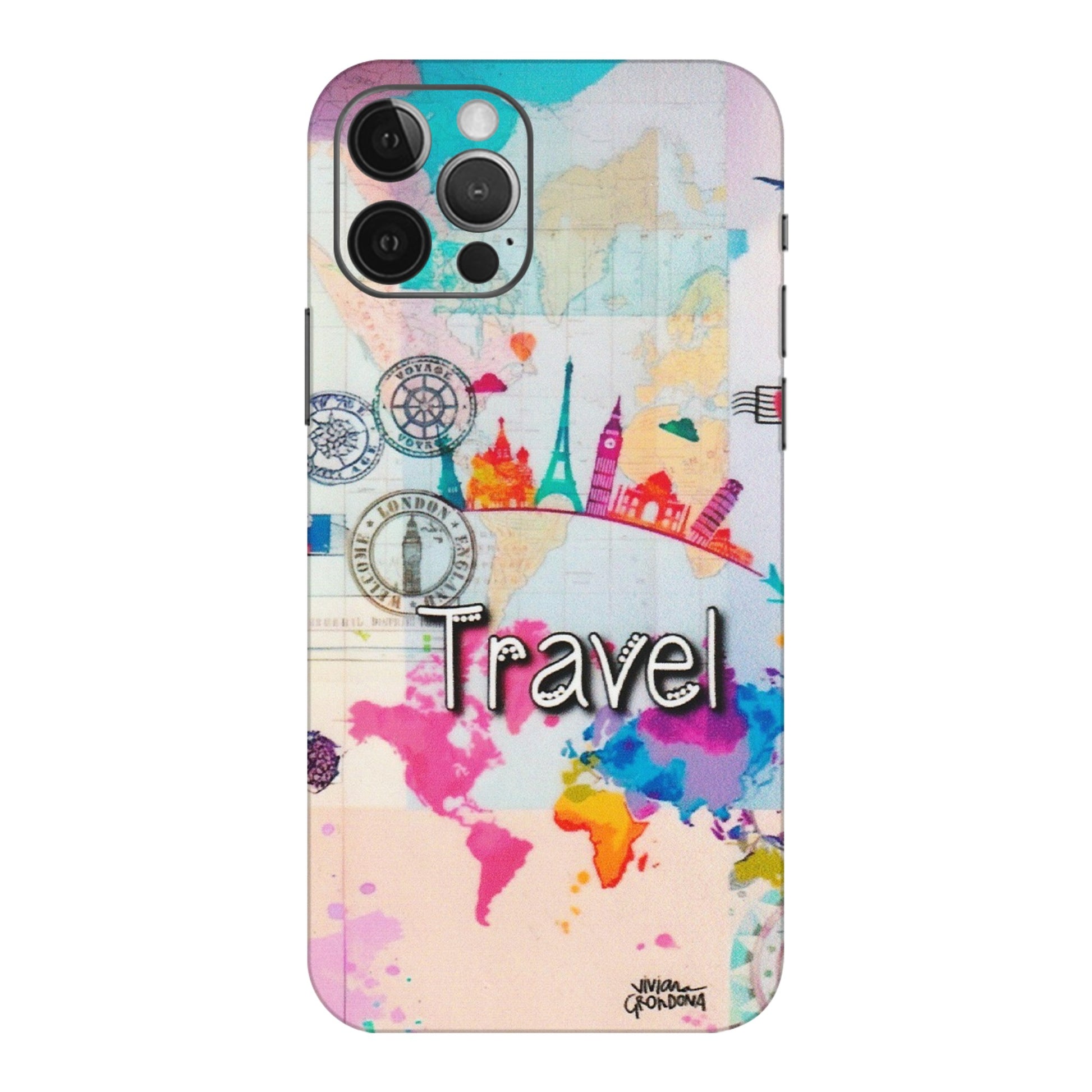 Apple iPhone Skins (All Models) - Travel The Wonders - Matte Finish (M-108) iPhone 12 Pro Max