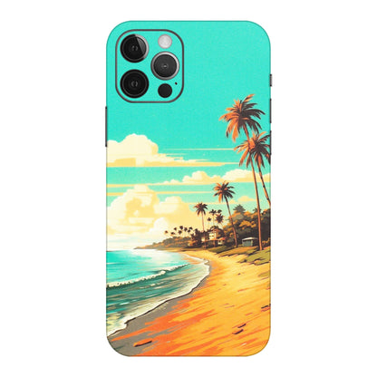 Apple iPhone Skins (All Models) - Miami Beach - Matte Finish (M-136) iPhone 12 Pro Max